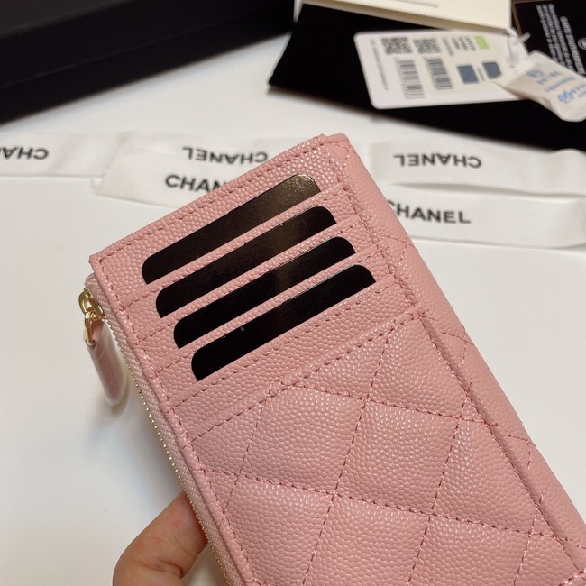 Chanel CLASSIC CARD HOLDER AP3179 PINK