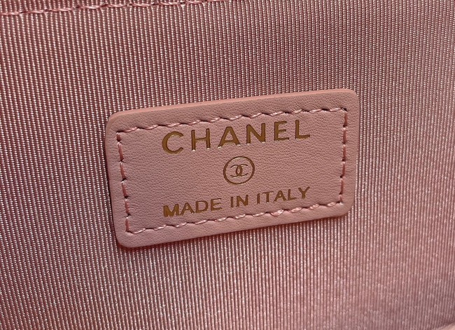 Chanel CLASSIC CARD HOLDER AP3179 PINK