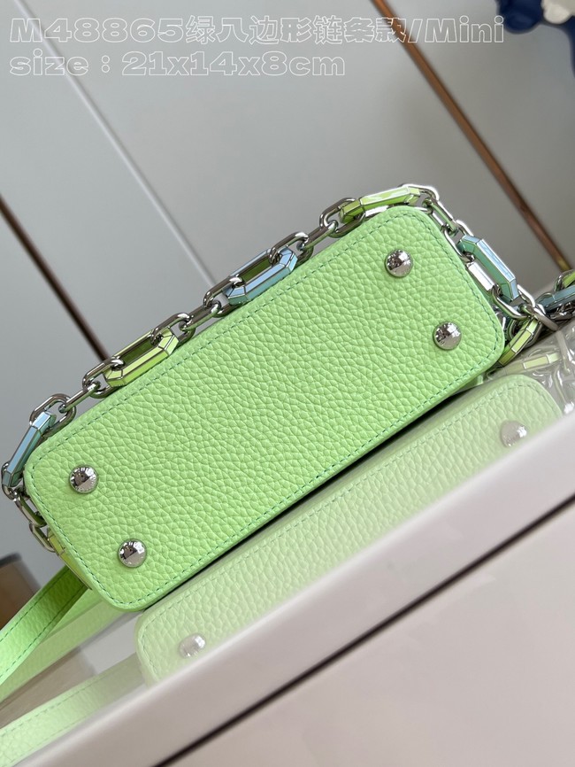 Louis Vuitton Capucines Mini M23456 green