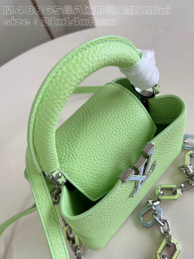 Louis Vuitton Capucines Mini M23456 green