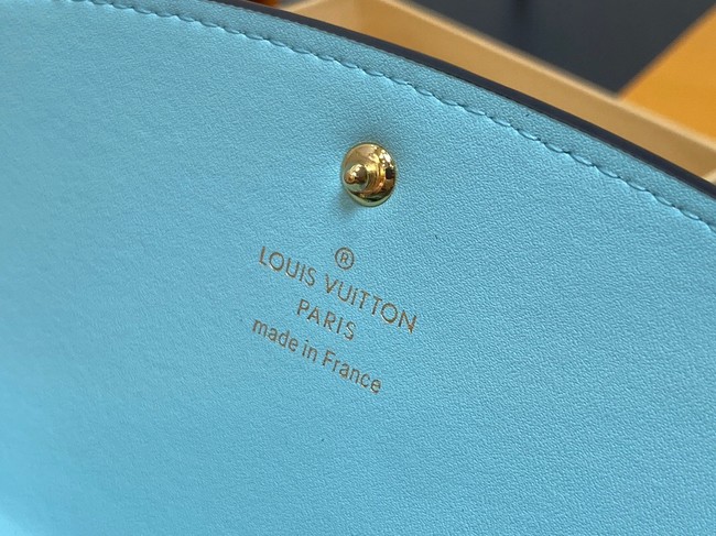 Louis Vuitton Iris Compact Wallet M62542 blue