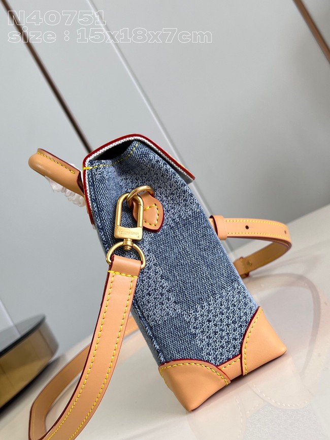 Louis Vuitton Nano Steamer N40751 Blue