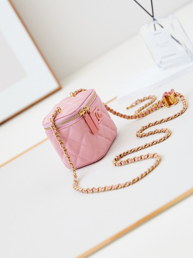 CHANEL CLUTCH WITH CHAIN AP3941 pink