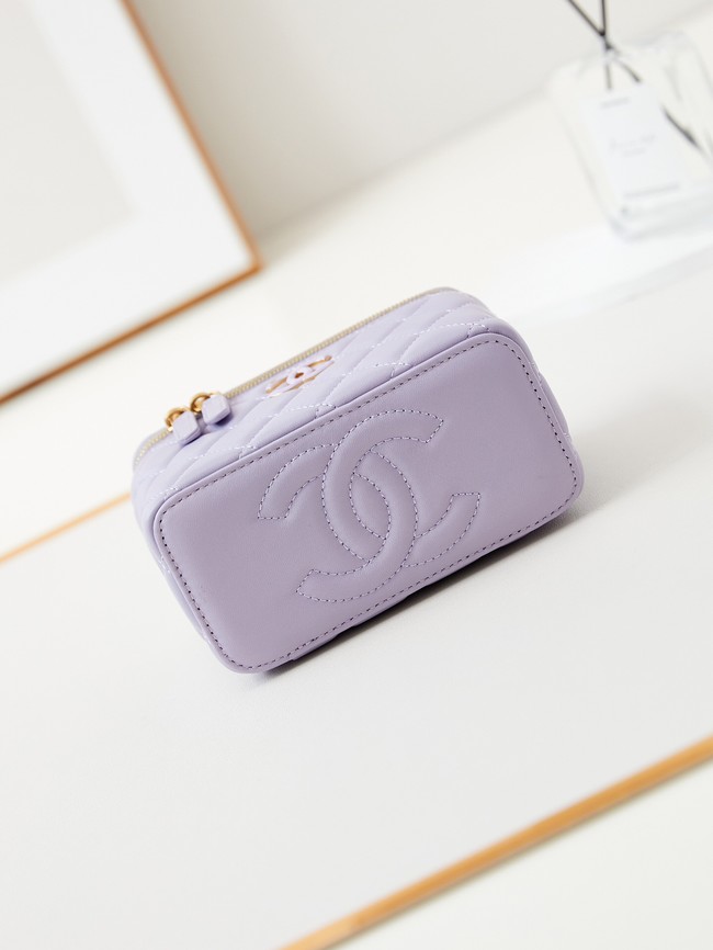 CHANEL MINI CLUTCH  AP3940 Light Purple