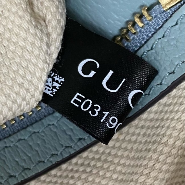 Gucci OPHIDIA GG MINI SHOULDER BAG 772239 Dusty blue