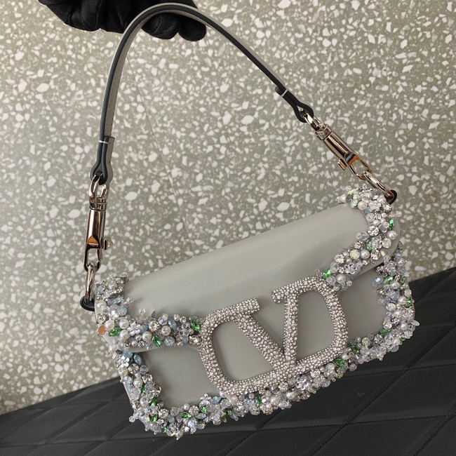 VALENTINO Super Mini Loco imitation crystal chain bag WP6036-1