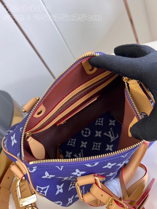 Louis Vuitton NEW Speedy P9 Bandouliere 25 M11561 Blue