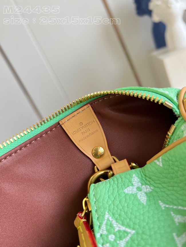 Louis Vuitton NEW Speedy P9 Bandouliere 25 M11561 green