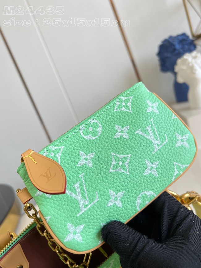 Louis Vuitton NEW Speedy P9 Bandouliere 25 M11561 green