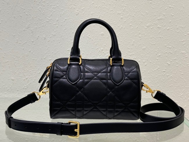 Dior Groove 20 Bag Black Macrocannage Calfskin M1364U