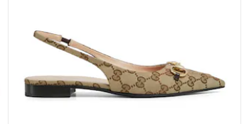 Gucci WOMENS HORSEBIT SLINGBACK BALLET FLAT 11221-14