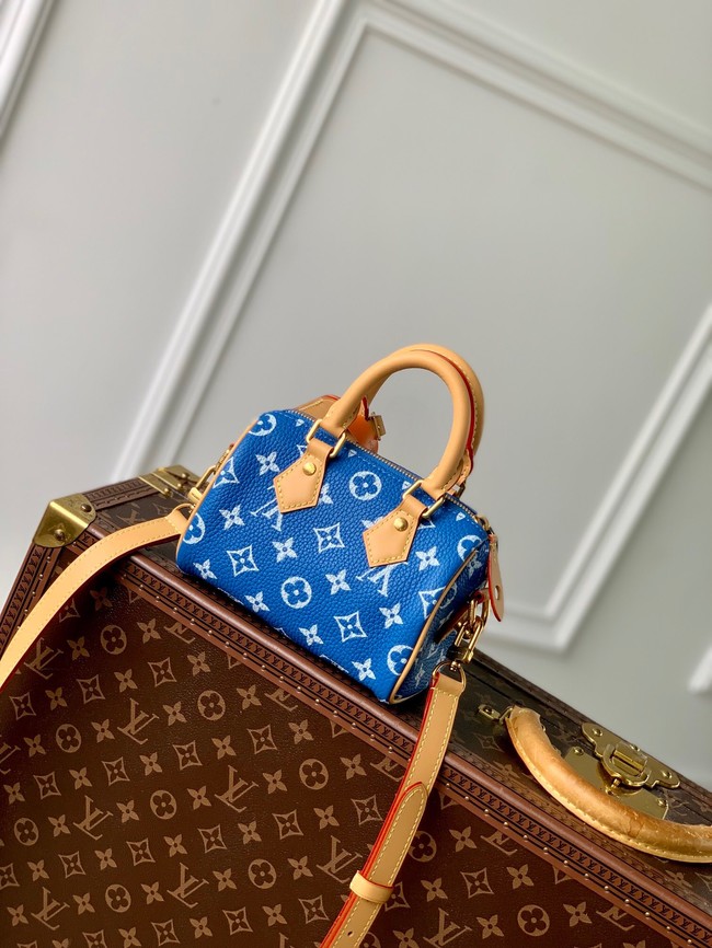 Louis Vuitton Speedy 18 Bandouliere Damier Pop M40595 blue