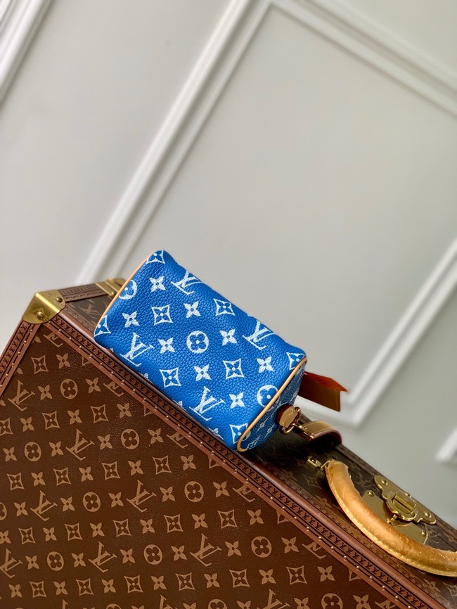 Louis Vuitton Speedy 18 Bandouliere Damier Pop M40595 blue