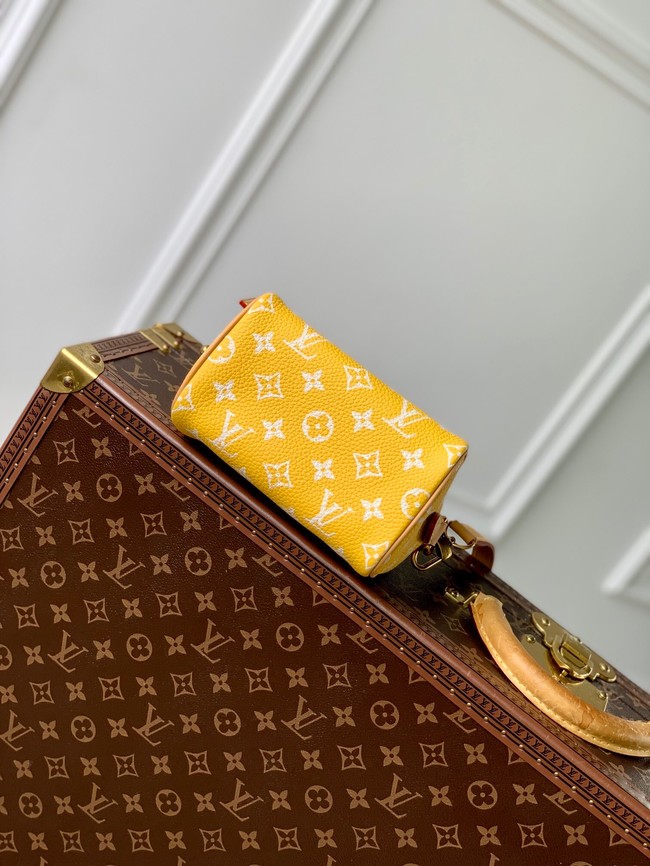 Louis Vuitton Speedy 18 Bandouliere Damier Pop M40595 yellow