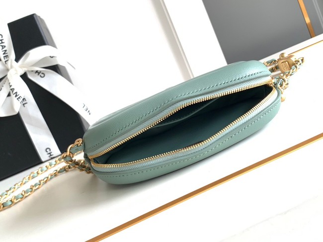 Chanel 25A CLUTCH WITH CHAIN AP0011 green