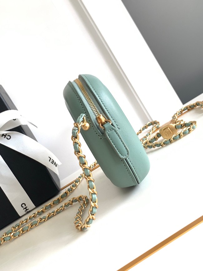 Chanel 25A CLUTCH WITH CHAIN AP0011 green