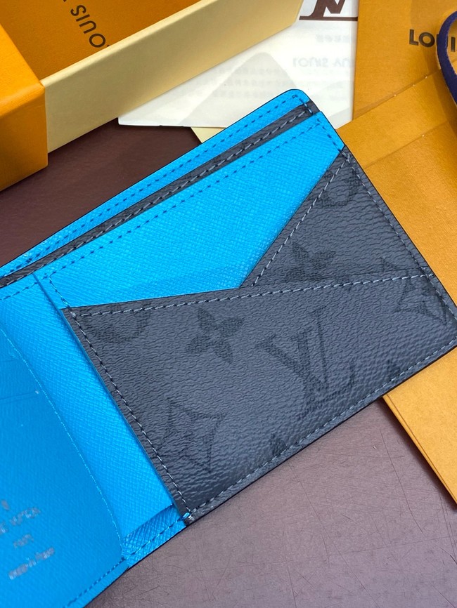 Louis Vuitton CUSTOMIZABLE Multiple Wallet M61695  black&blue