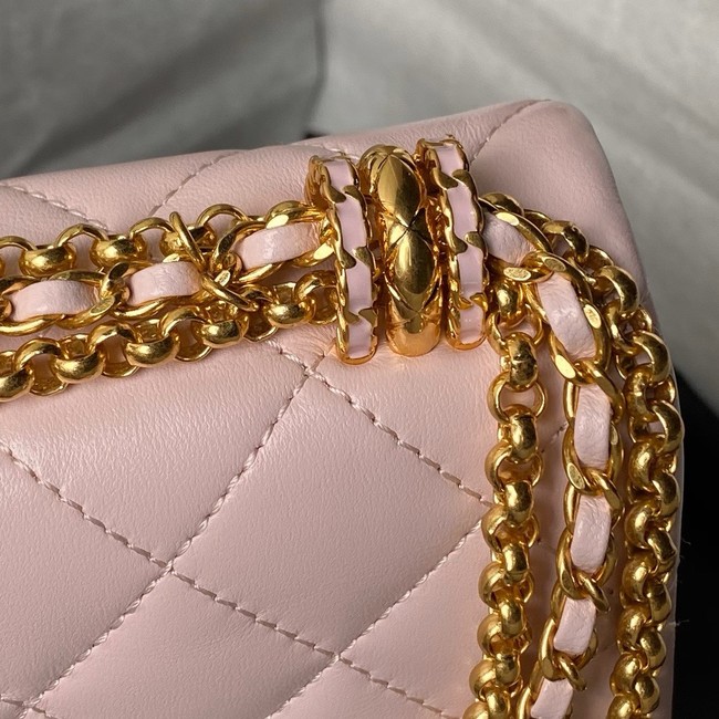 Chanel 24A MINI FLAP BAG AS4972 pink