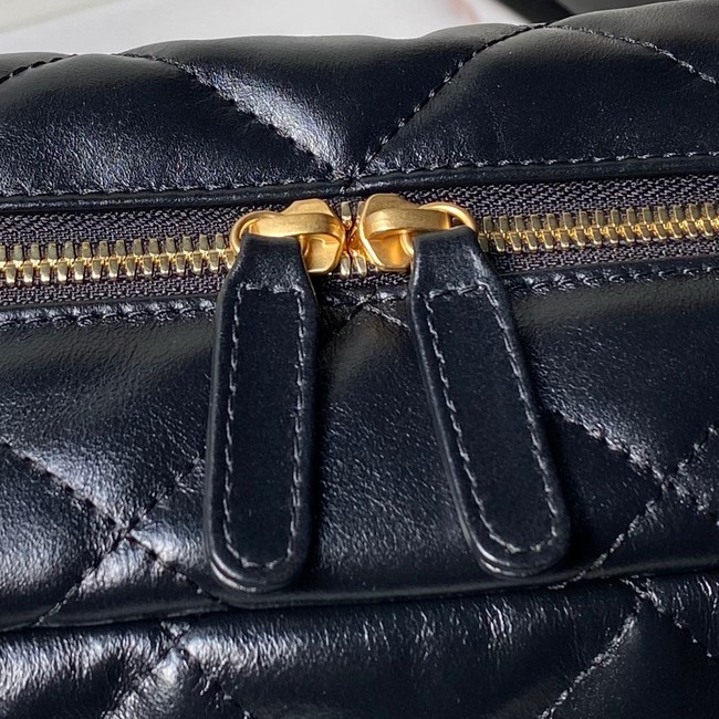 Chanel Shiny Lambskin & Gold-Tone Metal AS4905 Black