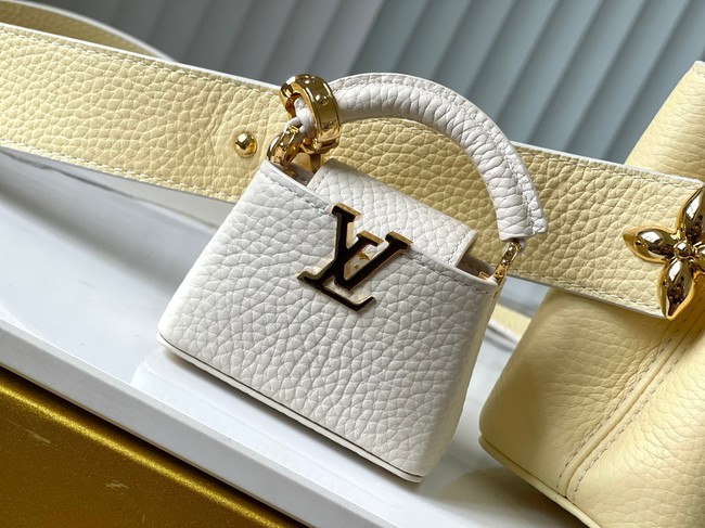 Louis Vuitton Capucines Mini M24574 light yellow