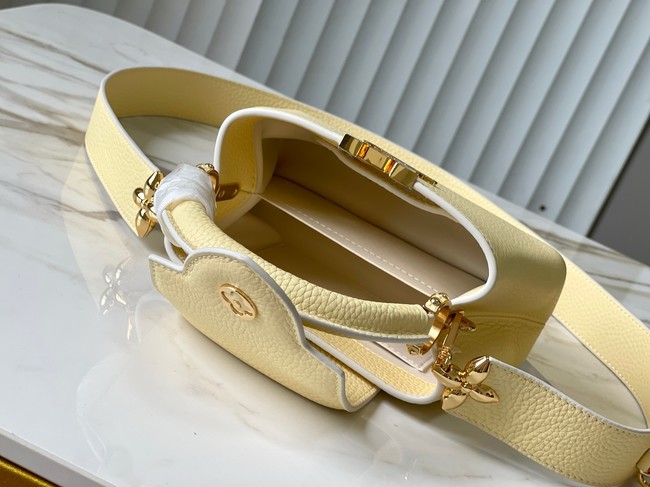 Louis Vuitton Capucines Mini M24574 light yellow