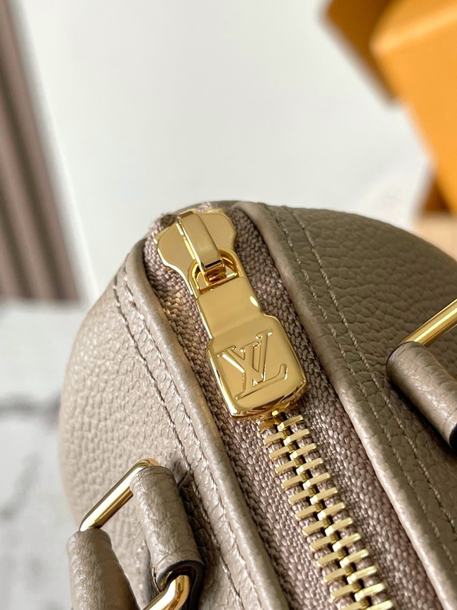 Louis Vuitton Nano Speedy M82890 Tourterelle Gray & Cream