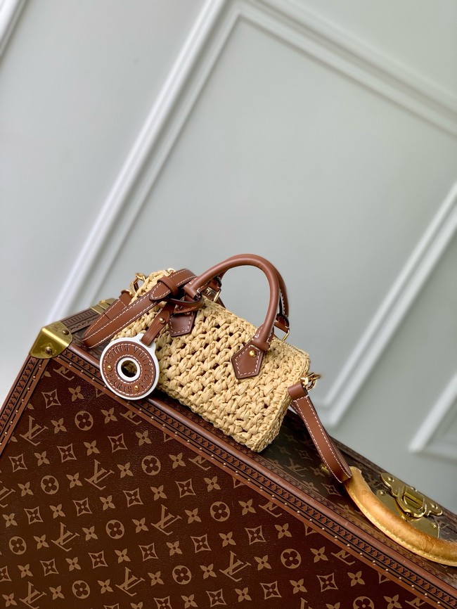 Louis Vuitton Nano Speedy M83525 Natural & Tan