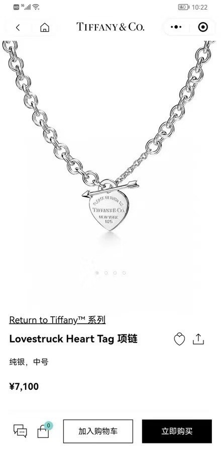 TIFFANY necklace CE15023