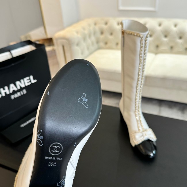 Chanel HIGH BOOTS Lambskin heel 5.5CM 55206-2