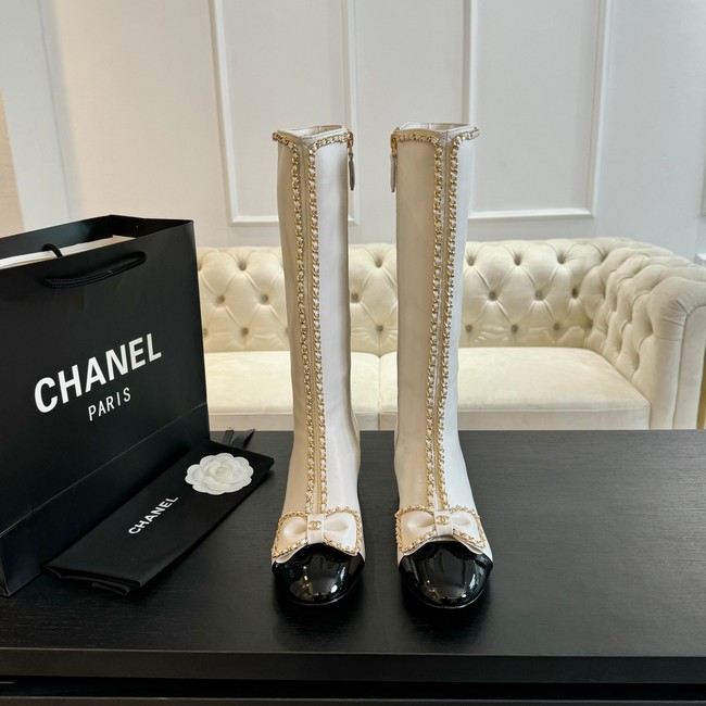 Chanel HIGH BOOTS Lambskin heel 5.5CM 55206-2