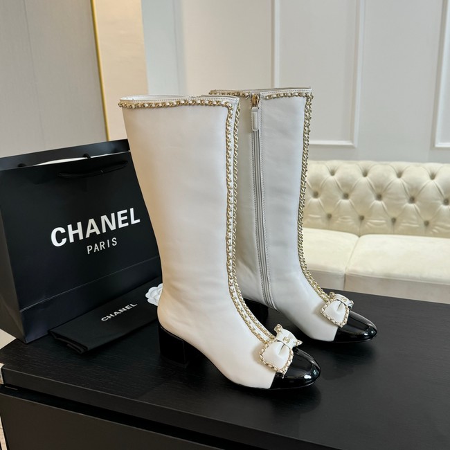 Chanel HIGH BOOTS Lambskin heel 5.5CM 55206-2