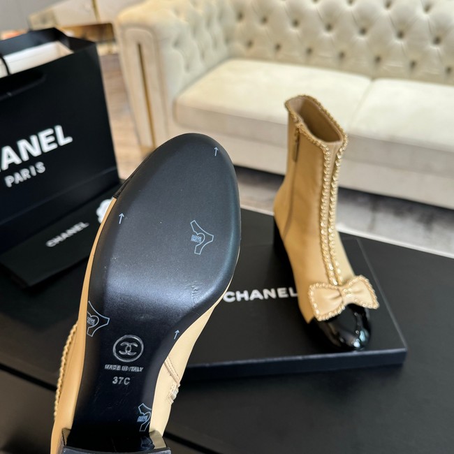 Chanel SHORT BOOTS Lambskin heel 5.5CM 55206-6