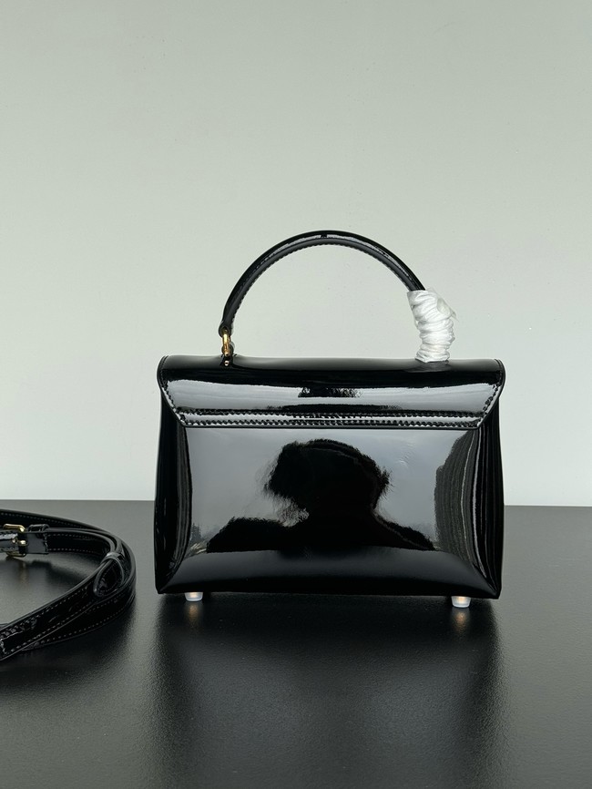 CELINE TEEN NINO BAG IN PATENT CALFSKIN 118113 black