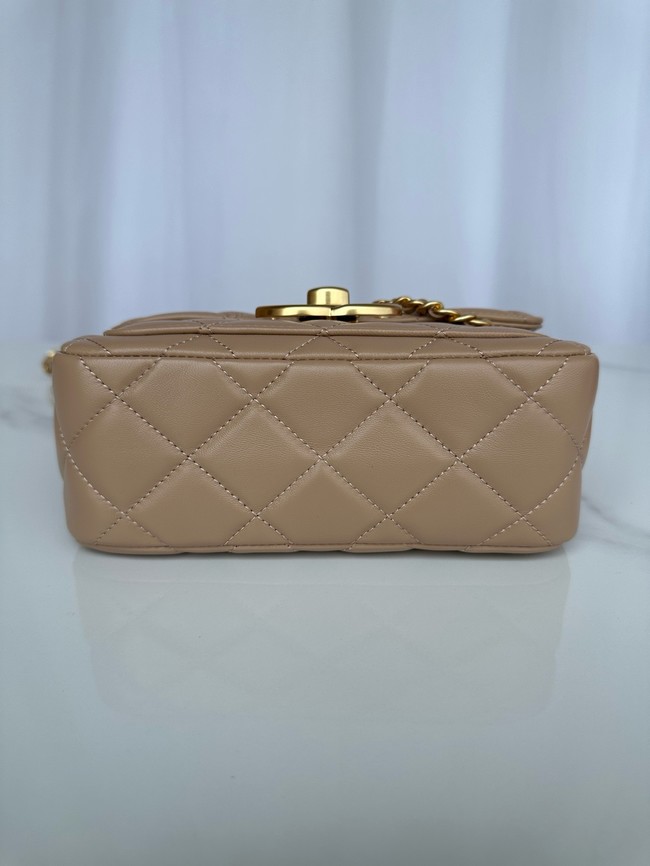 CHANEL MINI FLAP BAG AS5026 Dark Beige