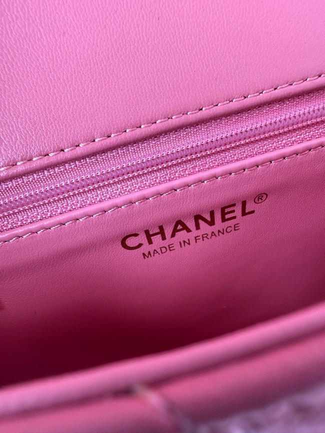 CHANEL MINI FLAP BAG AS5026 Pink