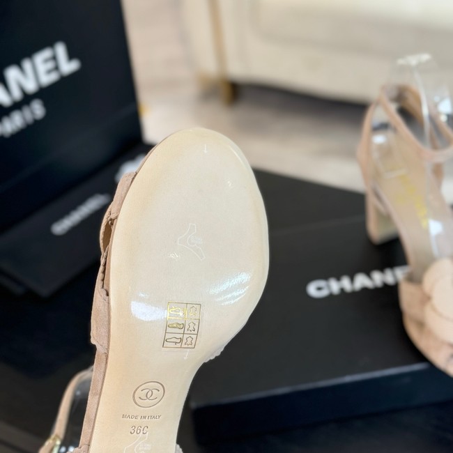 Chanel Shoes Heel height 8 cm Lambskin 55220-2