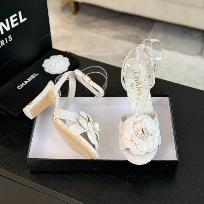 Chanel Shoes Heel height 8 cm Lambskin 55220-3