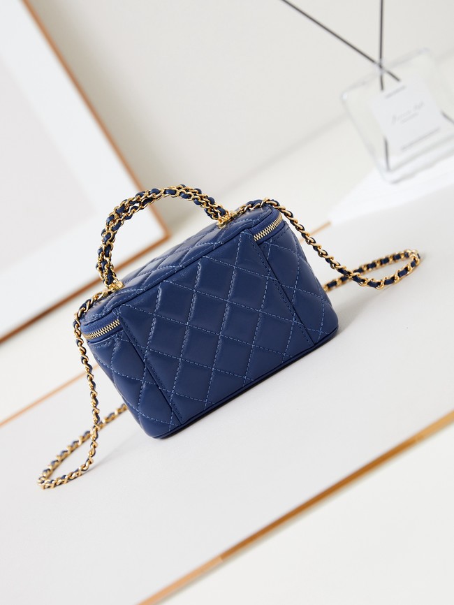 CHANEL 24A CLUTCH WITH CHAIN AP4168 blue