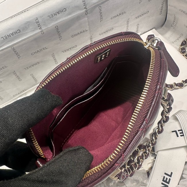 CHANEL MINI SHOPPING BAG AS5131 Burgundy