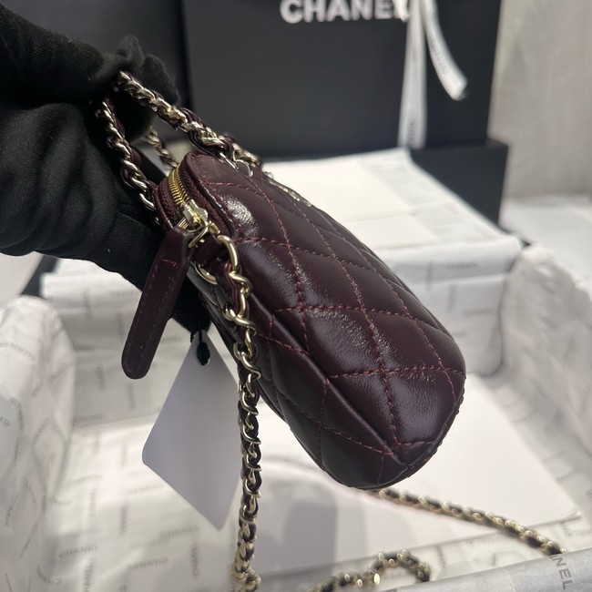 CHANEL MINI SHOPPING BAG AS5131 Burgundy