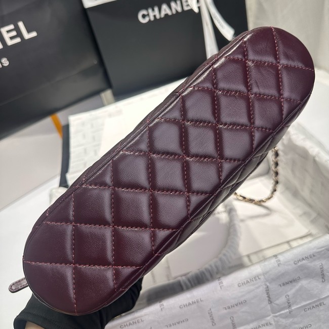 CHANEL SMALL SHOPPING BAG AS3969 Burgundy