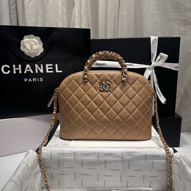 CHANEL SMALL SHOPPING BAG AS3969 Dark Beige