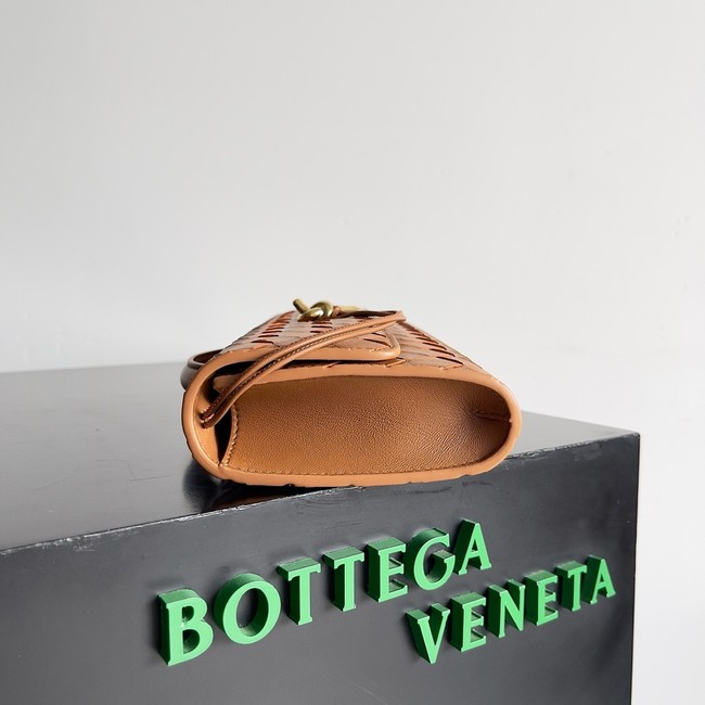 Bottega Veneta Long Clutch Andiamo With Handle 741511 brown