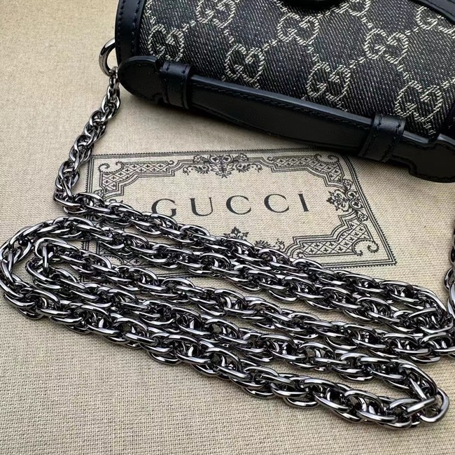 Gucci OPHIDIA MINI SHOULDER BAG A696180 black