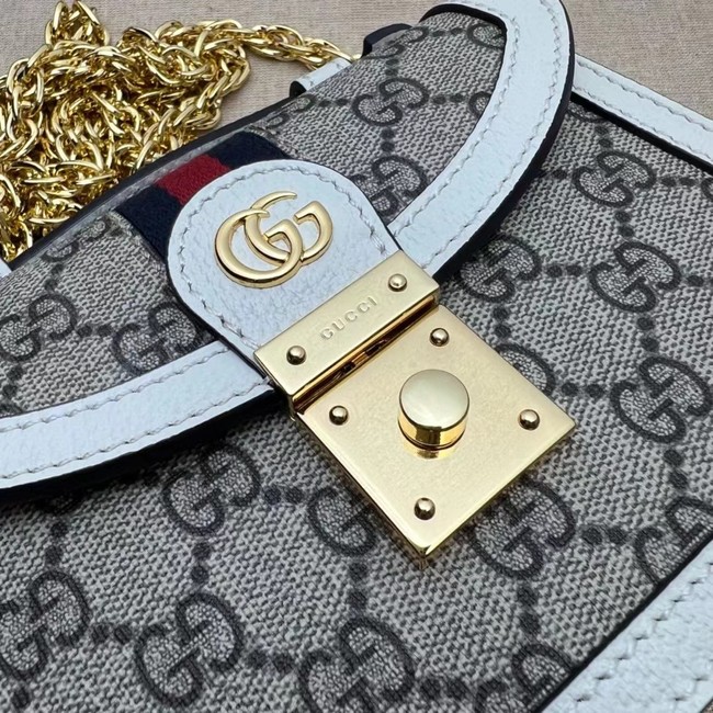 Gucci OPHIDIA MINI SHOULDER BAG A696180 white