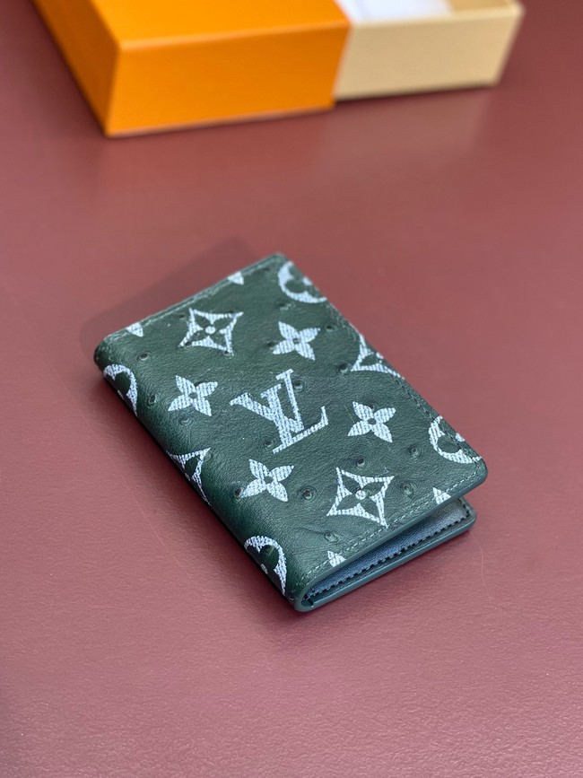 Louis Vuitton Passport Cover CUSTOMIZABLE N85941 green