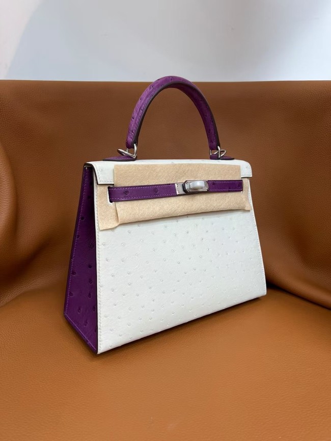 Hermes Kelly Shoulder Bags Ostrich skin KL2655-9