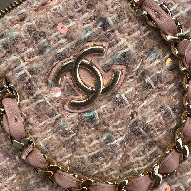 CHANEL MINI SHOPPING BAG AS5131 Light Pink& Beige & Ecru