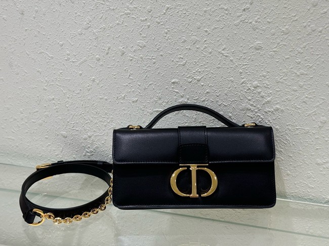 Dior Miss Montaigne Mini Bag Black Smooth Calfskin S2356UB