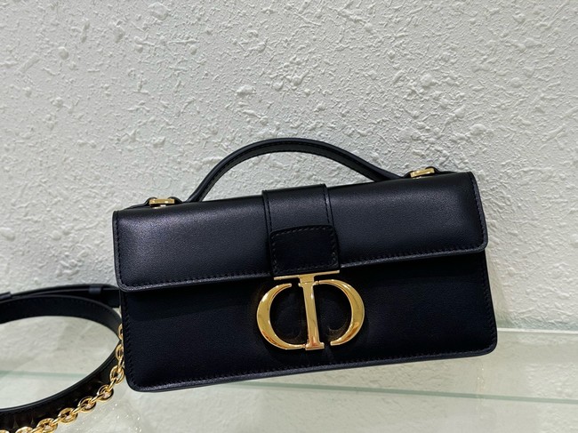 Dior Miss Montaigne Mini Bag Black Smooth Calfskin S2356UB